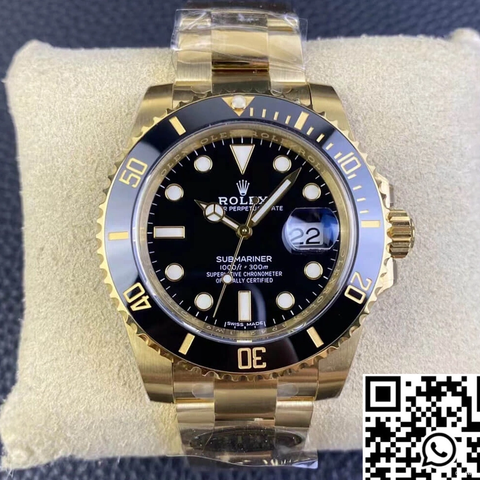 Rolex Clean 116618LN-97208 Gold Yellow Factory Submariner 0202